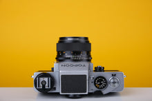 Load image into Gallery viewer, Topcom Super D 35mm Film Camera with Topcor 58mm f/1.8 Lens and Case
