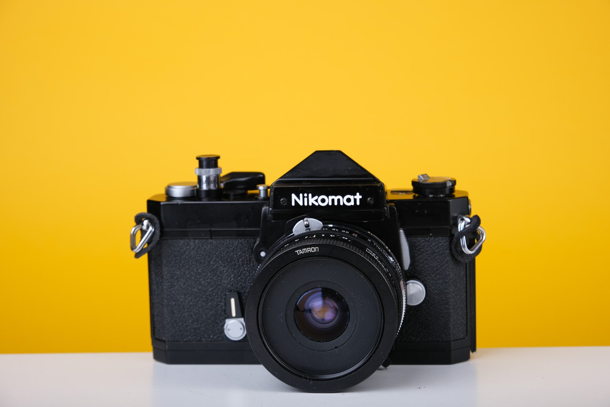 Nikomat FT 35mm SLR Film Camera with Tamron 28mm f2.5 Lens