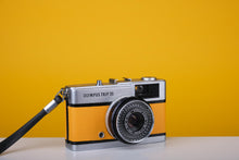 Load image into Gallery viewer, Olympus Trip 35 Vintage Film Camera with Zuiko 40mm f2.8 Lens With New Yellow Leather Skin
