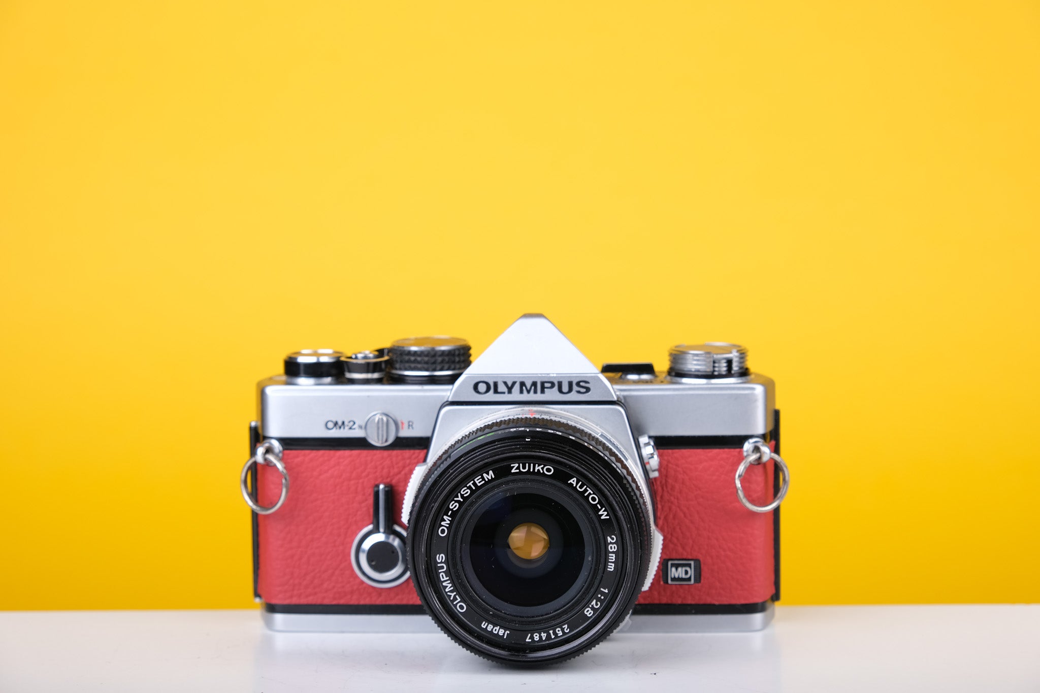 28mm Olympus Zuiko - Camera Lens OM2n f2.8 Film OM-2n with f⁄2.8