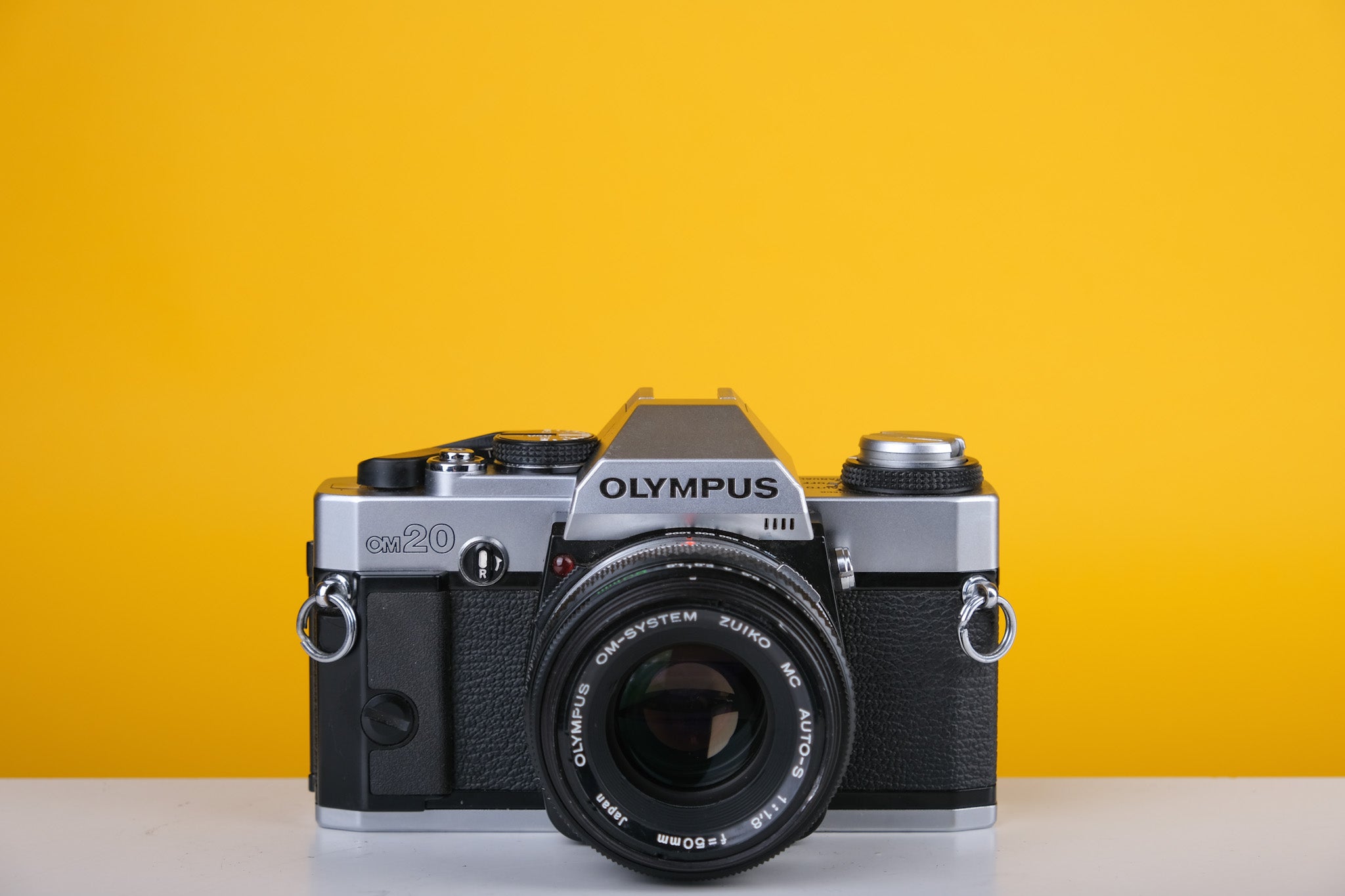 Olympus OM20 35mm SLR Film Camera with Zuiko 50mm f1.8 Lens