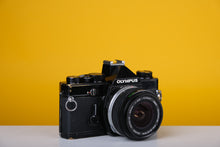 Load image into Gallery viewer, Olympus OM-1n Black 35mm Film Camera with Zuiko 28mm f2.8
