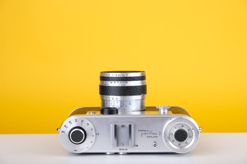 Corfield Periflex 2 35mm film camera with 45mm f3.5 Lens