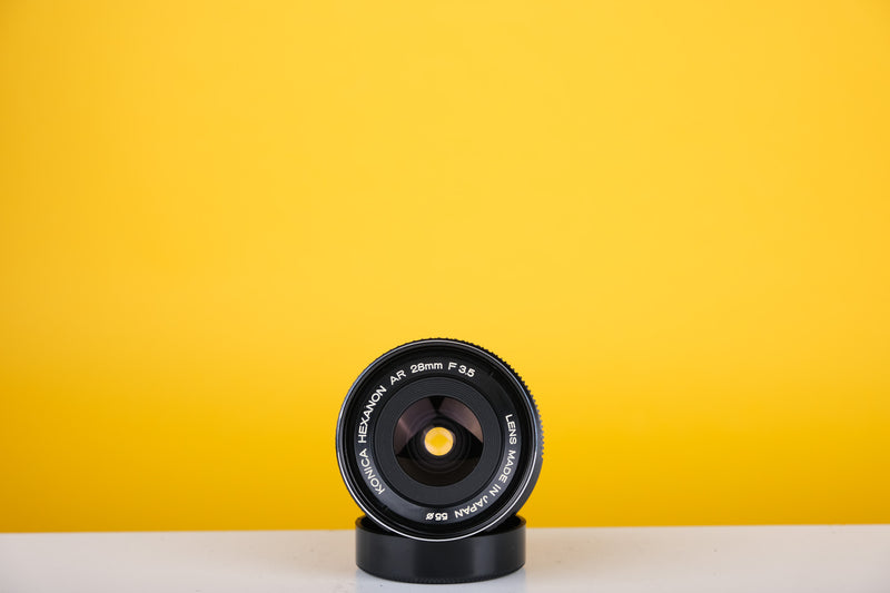 Konica Hexanon AR 28mm f3.5 Lens