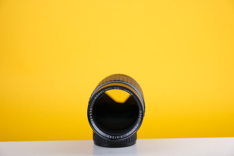 Pentax SMC 200mm f/4 Lens PK Mount