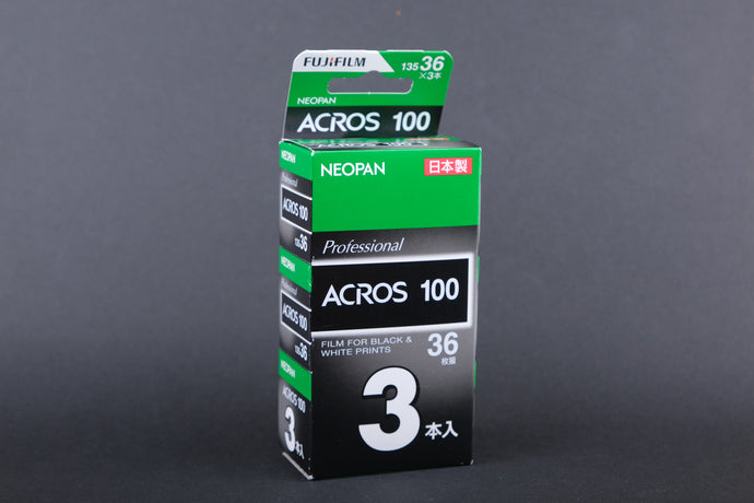 Fujifilm Acros 100 35mm Expired Black and White Film 36 exp Pack