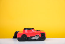 Load image into Gallery viewer, Konica Pop Red 35mm Point and Shoot Film Camera
