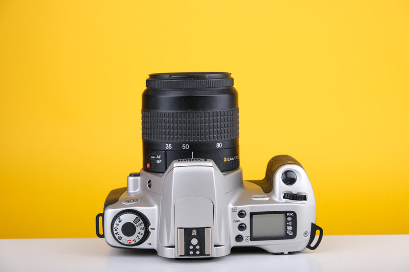 Canon EOS 300/Kiss III  35mm SLR Film Camera With Canon Zoom Lens 28-80mm f/4-5.6 Lens