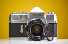 Load image into Gallery viewer, Nikon Nikkorex F 35mm Film Camera with Nikkor SC 50mm f/1.4 Lens
