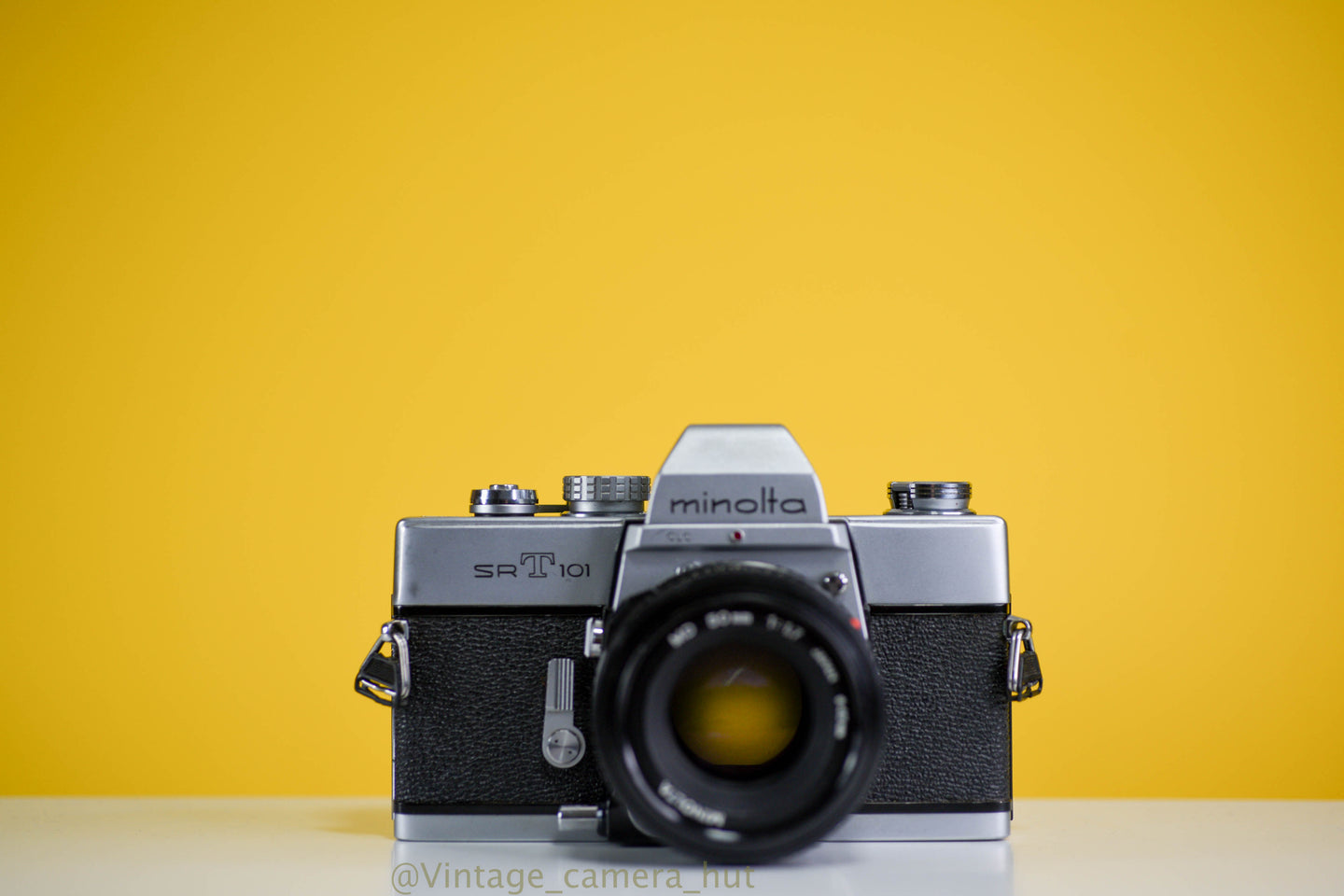 Minolta SRT101 35mm Film Camera with Minolta MD 50mm f/1.7