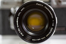 Load image into Gallery viewer, Petri V3 Flex 35mm Film Camera with Petri Automatic 55mm f/1.8 Lens
