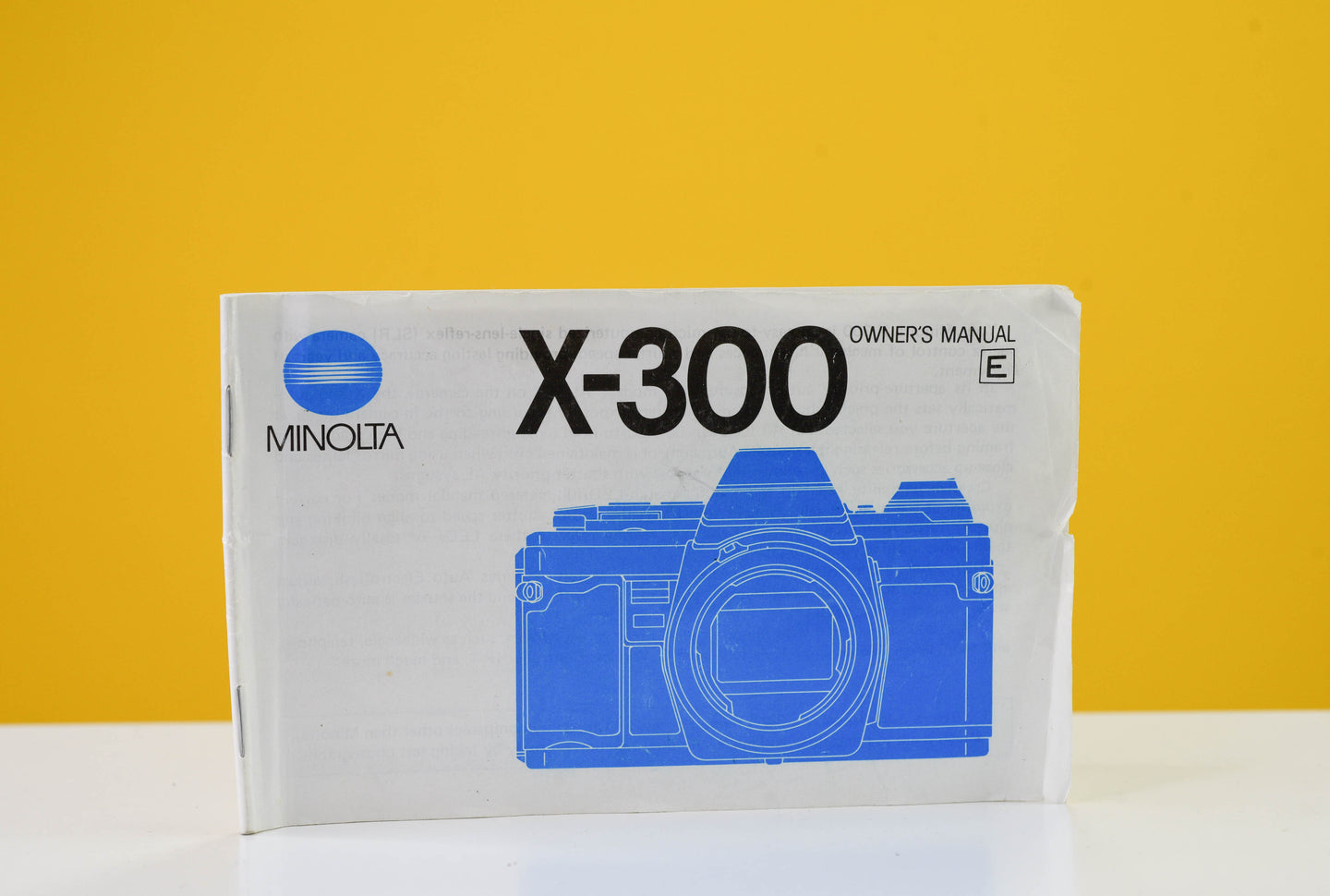 Minolta X-300 User Manual