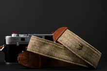 Load image into Gallery viewer, Brown Cotton Leather Camera Strap
