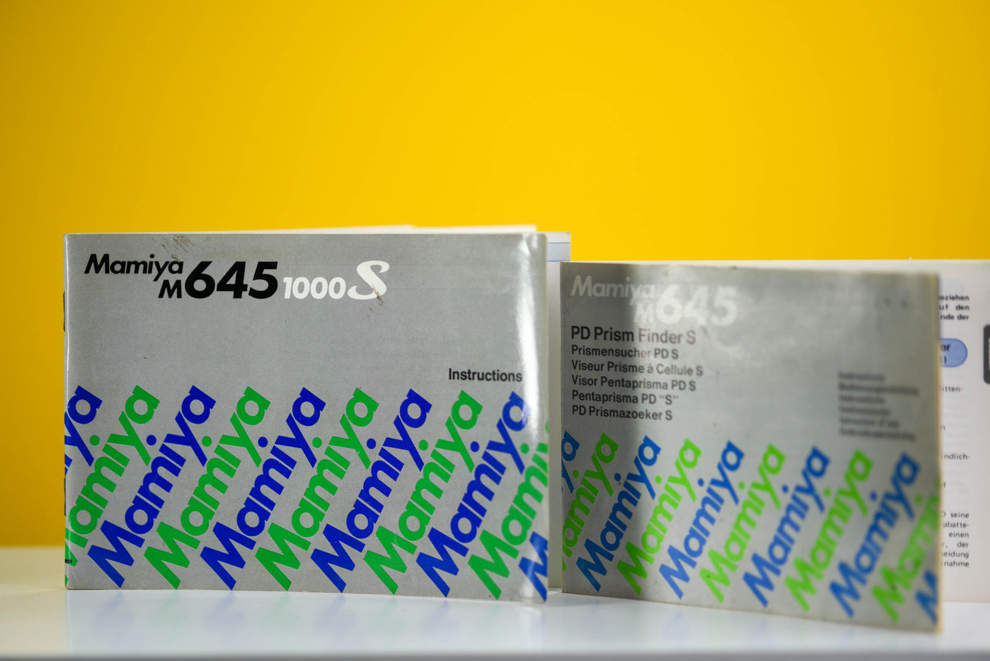 Mamiya M645 1000S Manuals