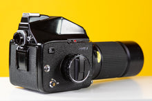 Load image into Gallery viewer, Mamiya M645J 120 Medium Format Film Camera with Mamiya Sekor 210mm f/4 Lens
