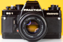 Load image into Gallery viewer, Praktica BC1 Electronic Vintage 35mm Film Camera with Pentacon 50mm f/1.8 Prime Lens
