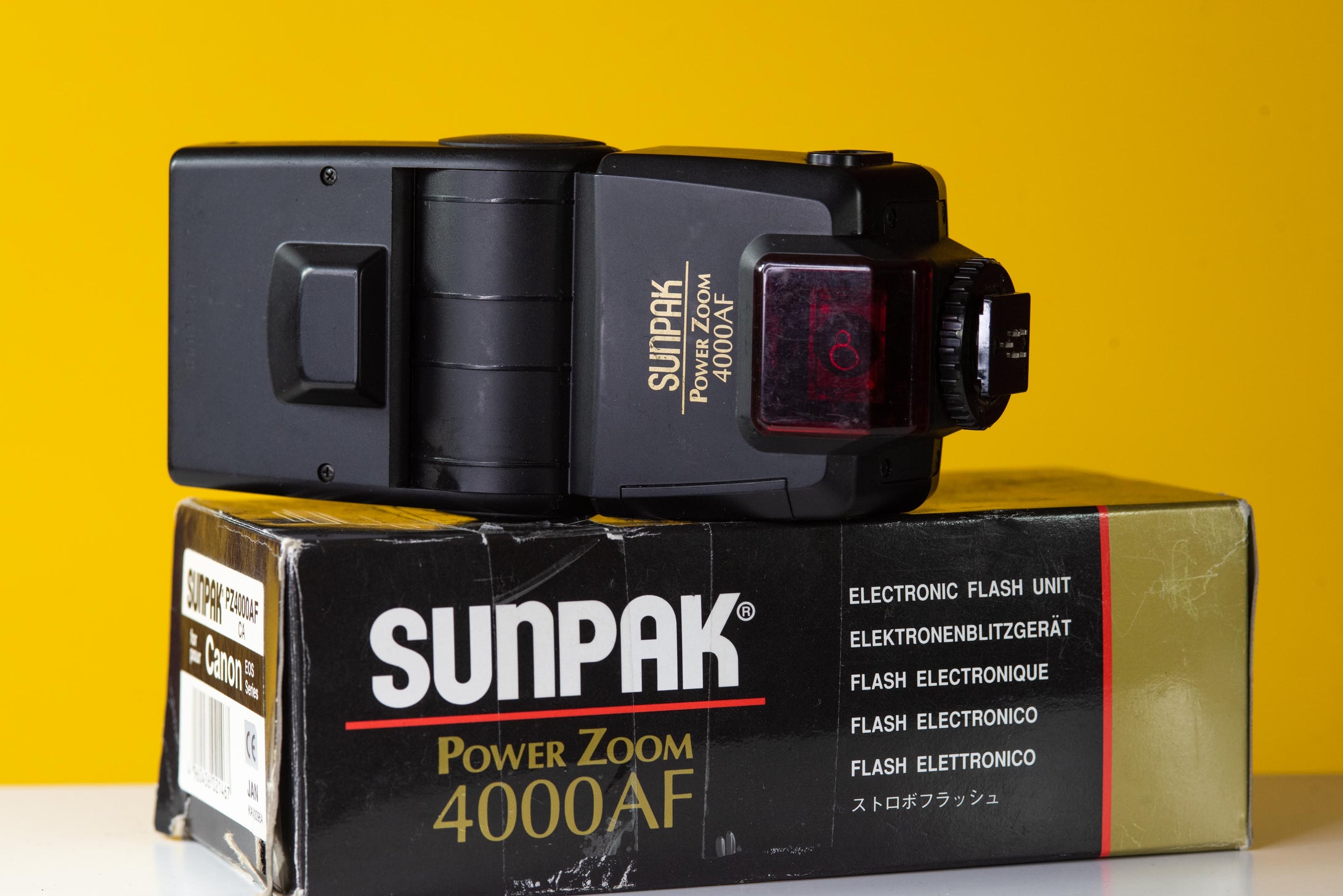 Sunpak Powerzoom 4000 AF Flash For Canon Cameras