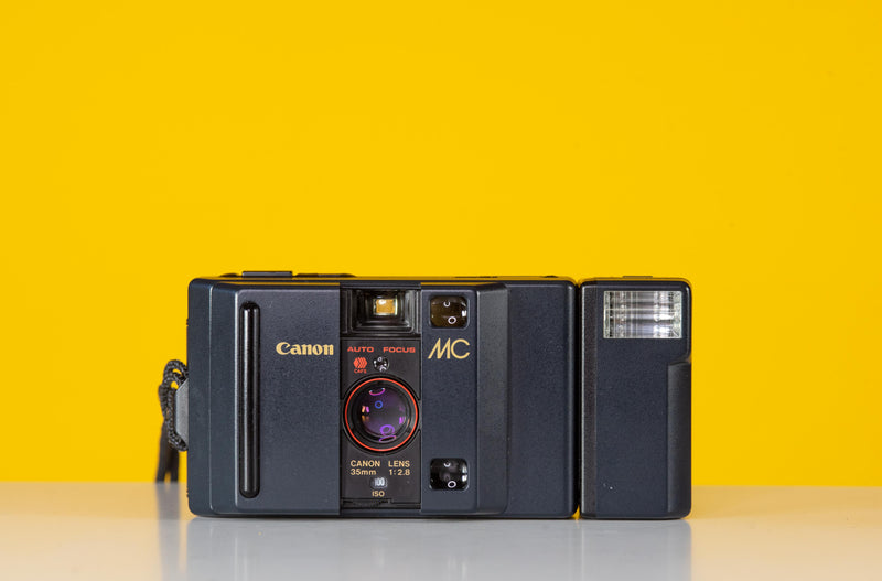 Canon MC 35mm Film Camera Point and Shoot with Case