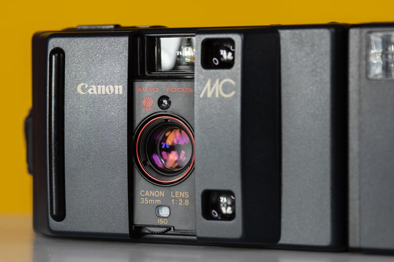 Canon MC 35mm Film Camera Point and Shoot with Case