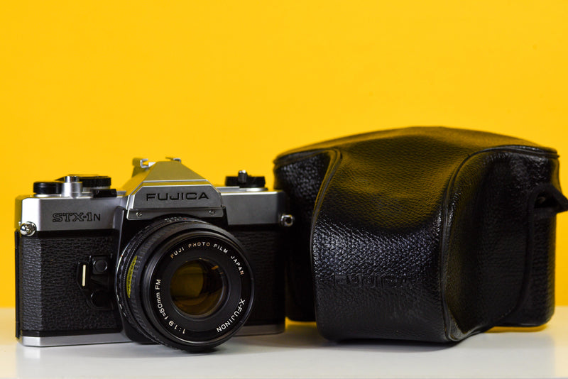 Fujica STX-1N 35mm Film Camera with 50mm f1.9 Lens With Case