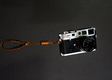 Load image into Gallery viewer, Vegan Brown Leather Camera Wrist Strap
