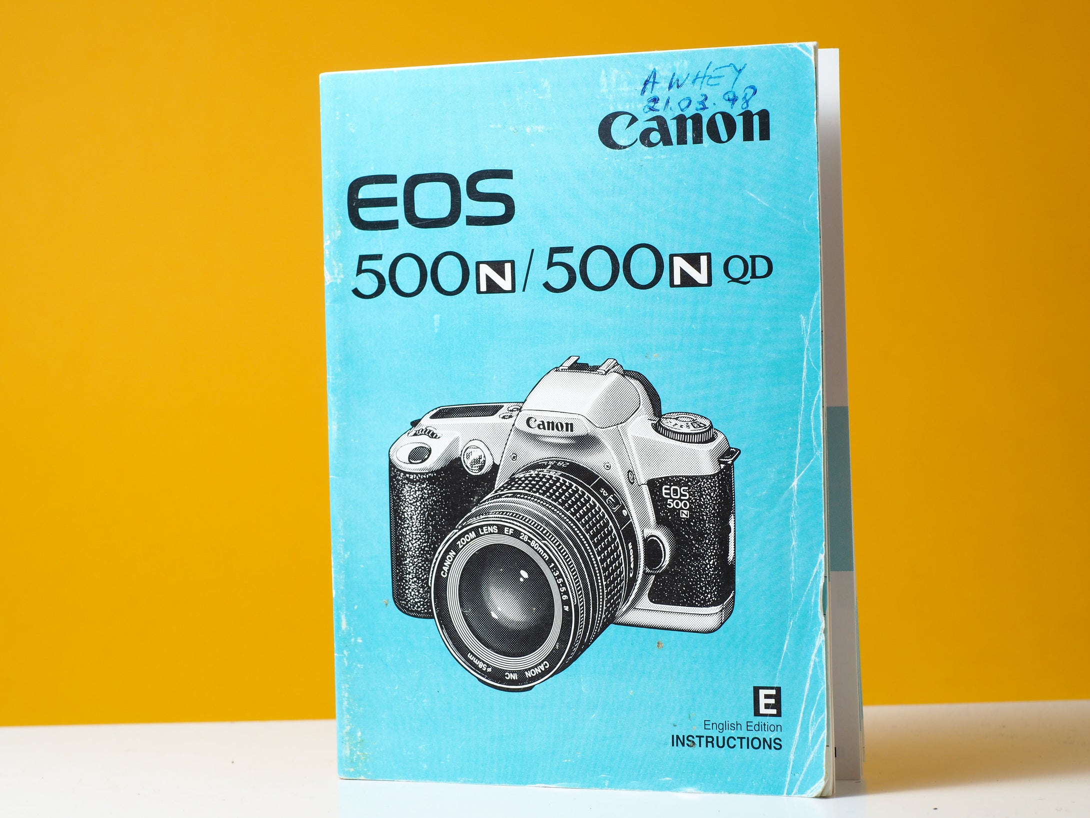 Canon EOS 500N Manual
