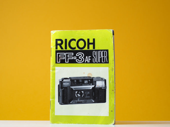 Ricoh FF-3 AF SUPER Manual