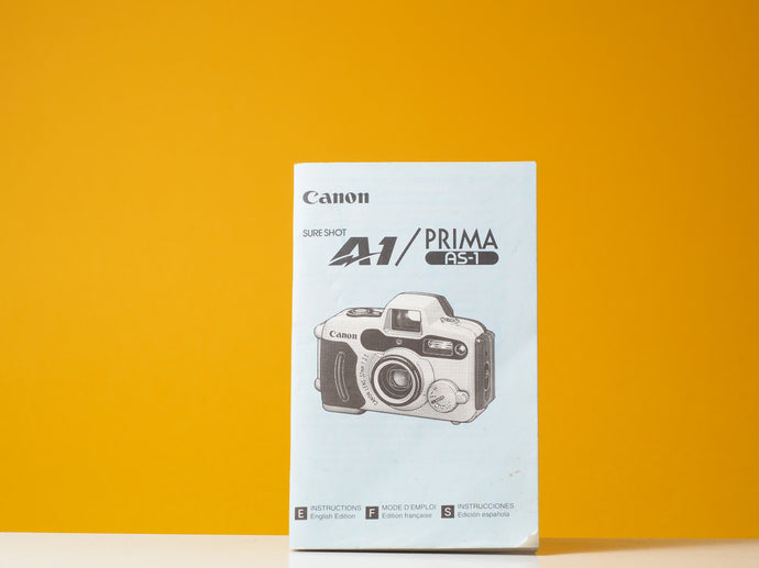 Canon Sureshot A1/Prima AS-1 Manual