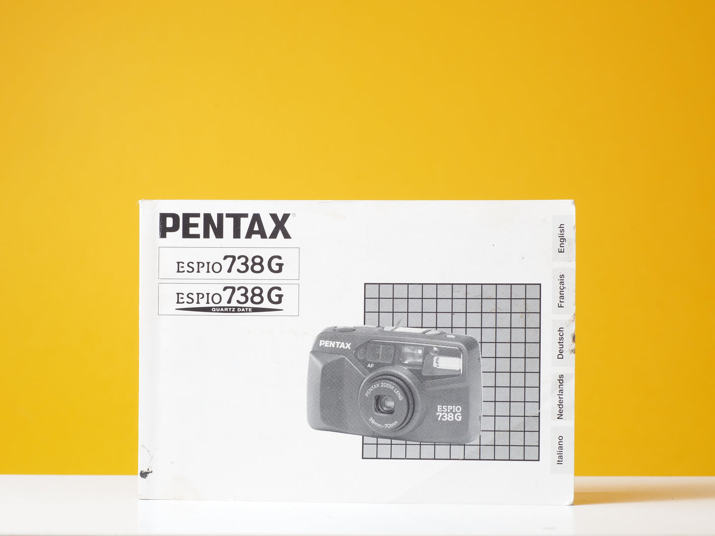Pentax Espio 738G Manual