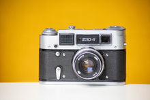 Load image into Gallery viewer, FED 4 Russian Vintage 35mm Film Camera (Coupled Rangefinder) 53mm f/2.8 Lens
