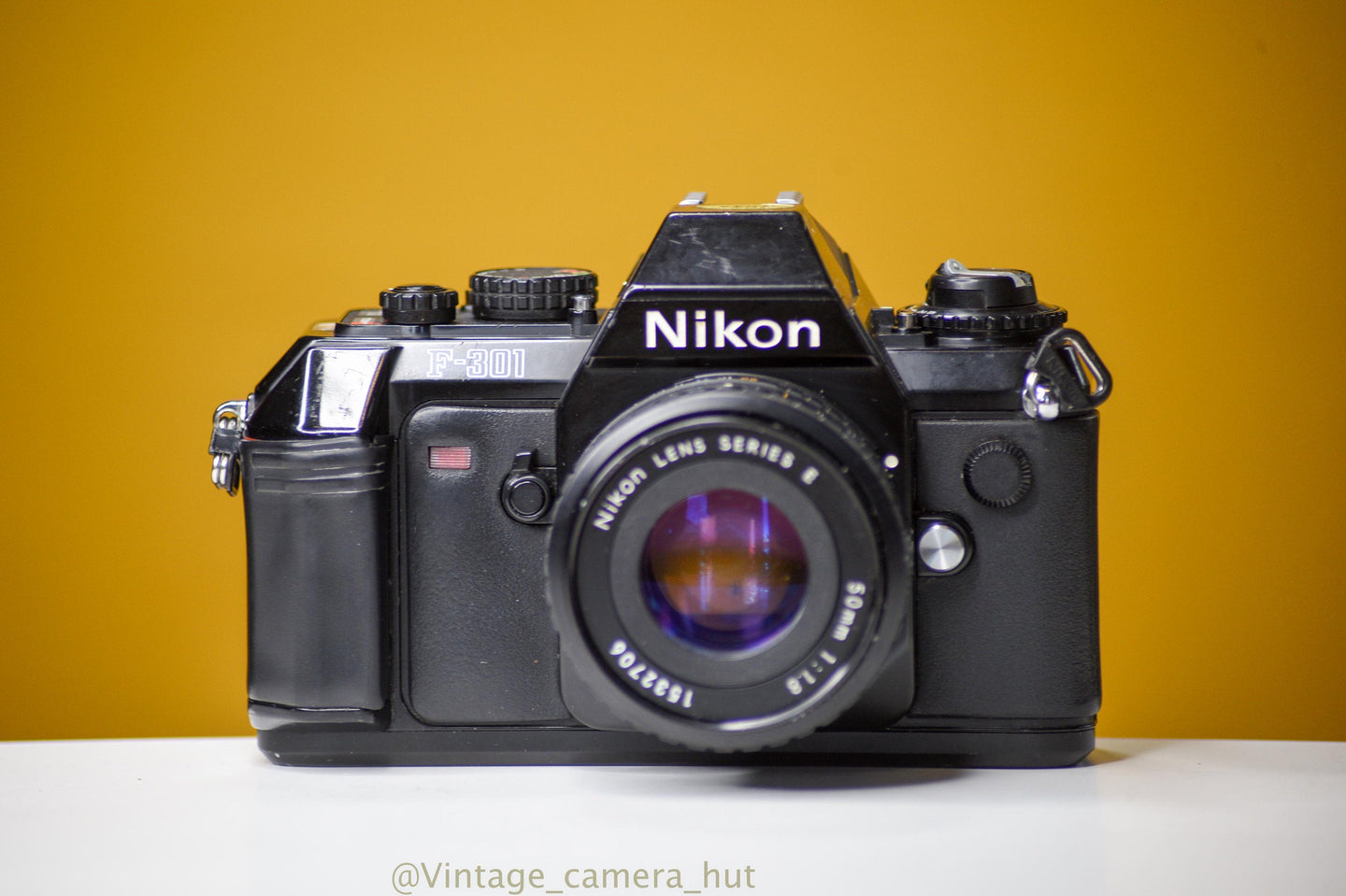 Nikon F-301  SLR 35mm with 50mm f/1.8 Lens Film Camera